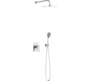 Kit monomando empotrado 2 vias GE-EASY Box Cromado Koral